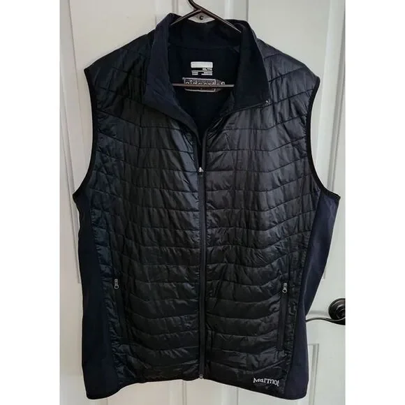 Mens Marmot Variant Vest Black Size XXL Brand Retrophin Logo Quilted Puffer 2XL - Picture 1 of 6
